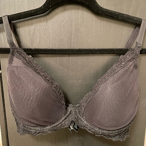 Natori Other - Natori Lined Lace Demi Bra 34D Black